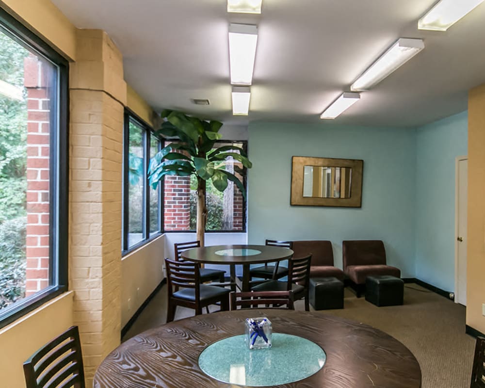 Clubhouse at The Waterford Apartments in Columbia, South Carolina