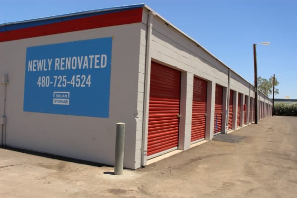 Self storage units for rent at Trojan Storage in Tempe, Arizona