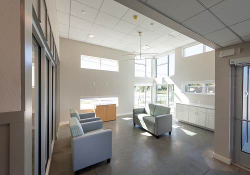 Family together at The Loretta in Austin, Texas