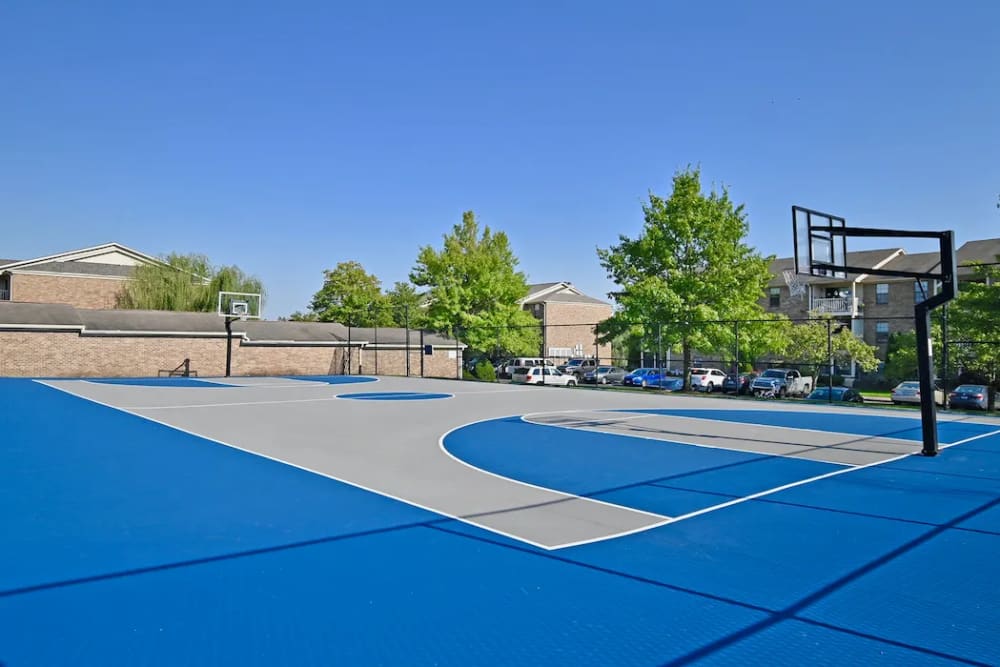 Basketball court at Woodspring Apartments in Florence, Kentucky