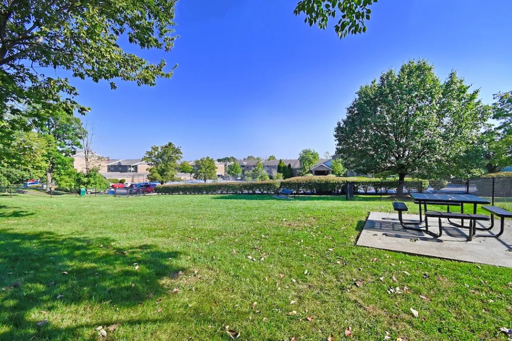 Dog park at Woodspring Apartments in Florence, Kentucky