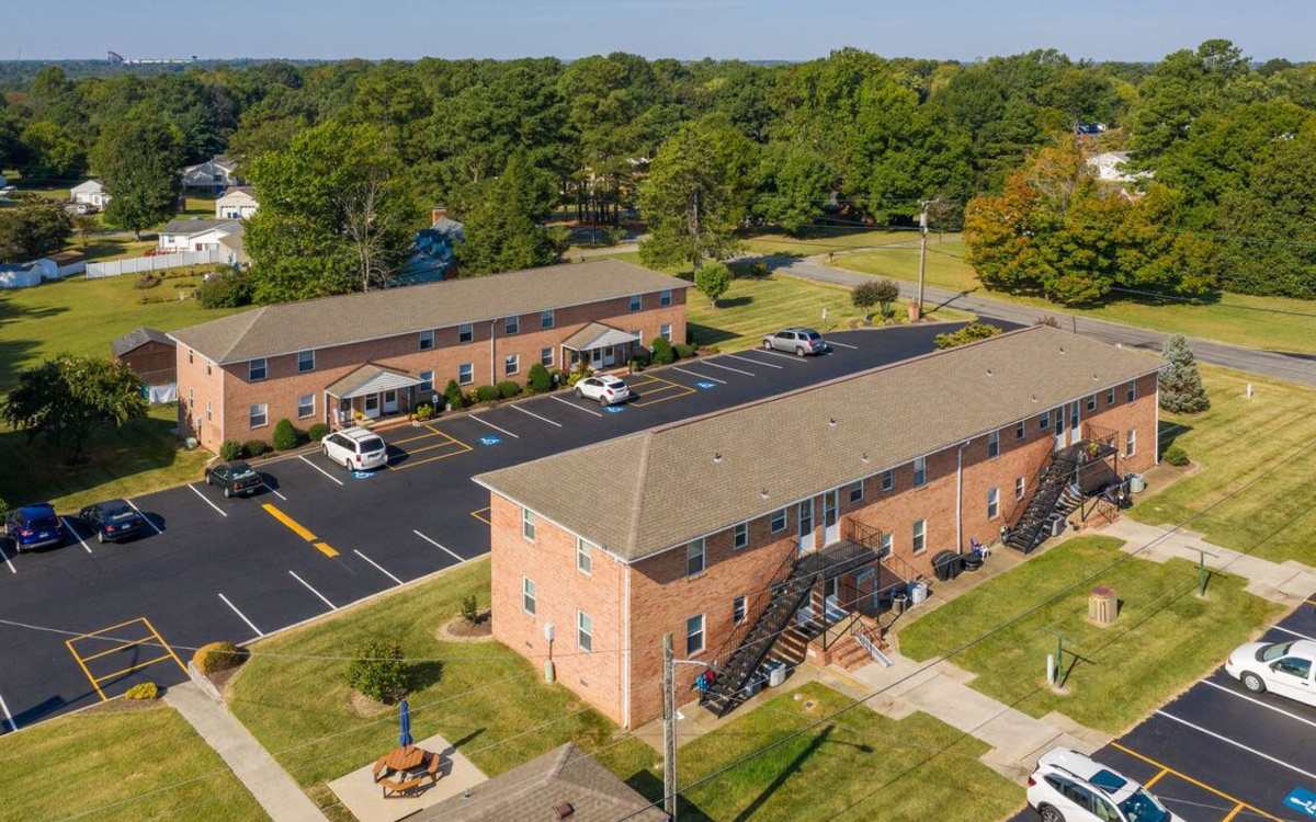 Aerial view at Signal Hill Apartments in Mechanicsville, Virginia