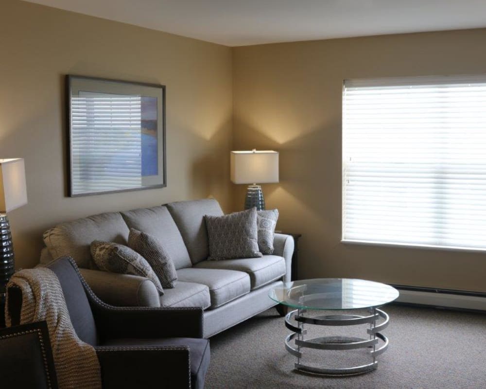 Spacious apartments are available at Keelson Harbour in Spirit Lake, Iowa.