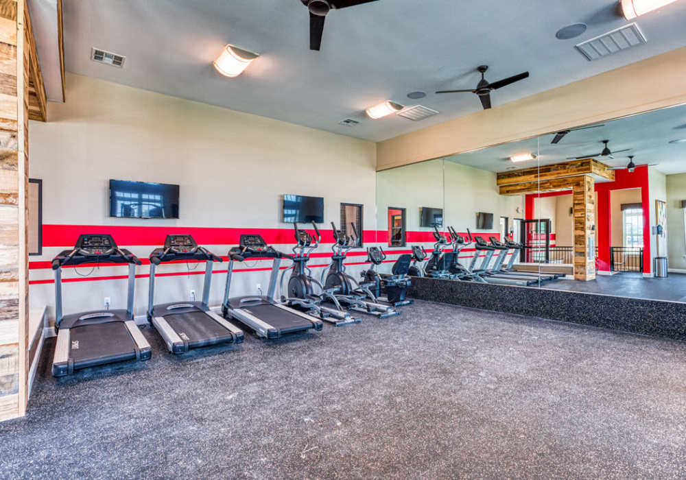 Treadmills at Hollybrook Ranch in Round Rock, Texas