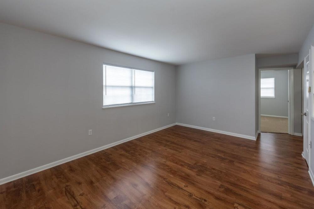 Hard-wood flooring at Signal Hill Apartments in Mechanicsville, Virginia