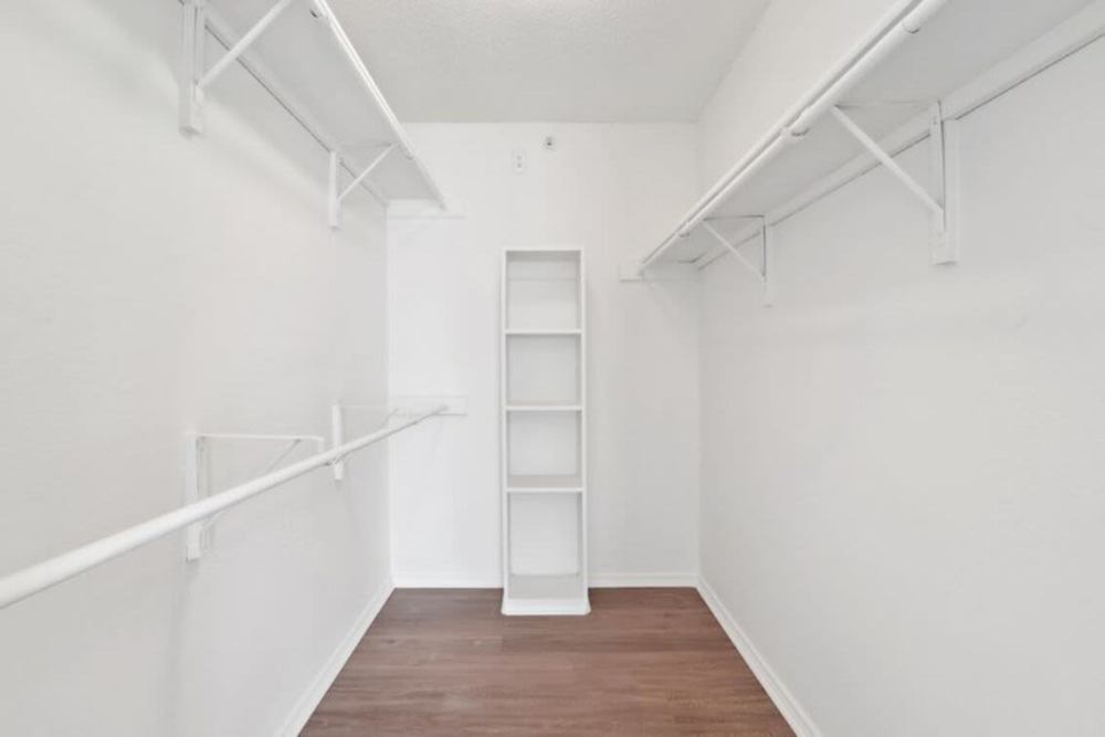 Closets at Vail Cliffside in Arlington. TX