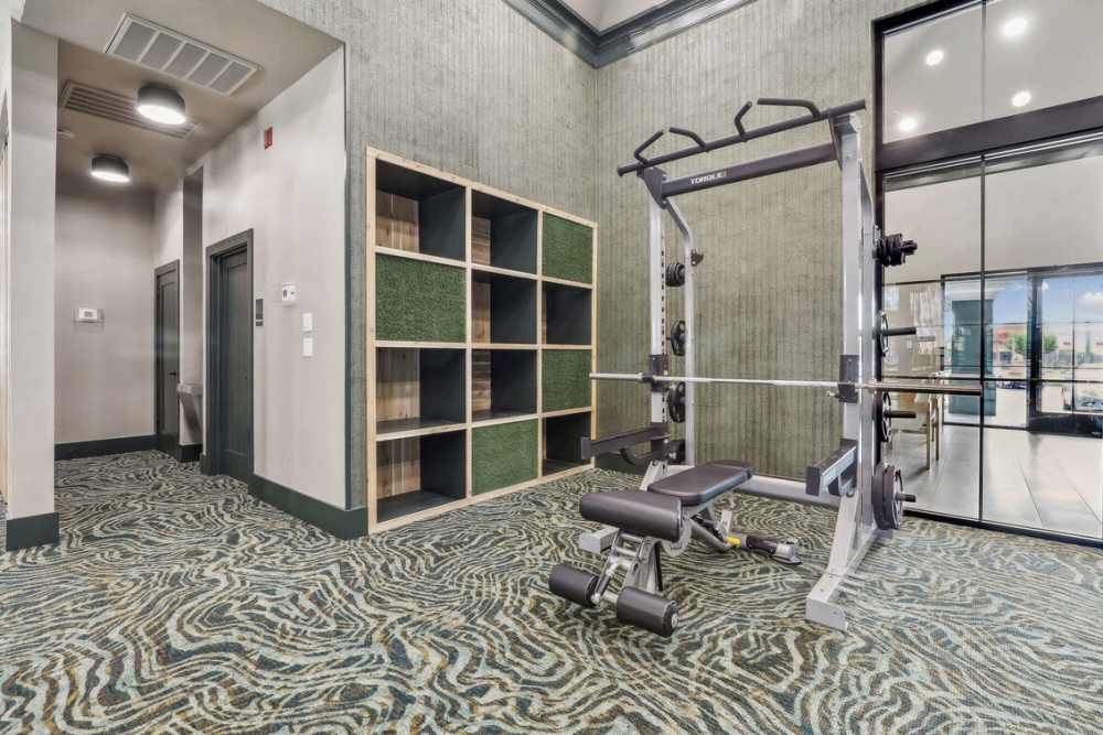 Gym at Vail Cliffside in Arlington. TX