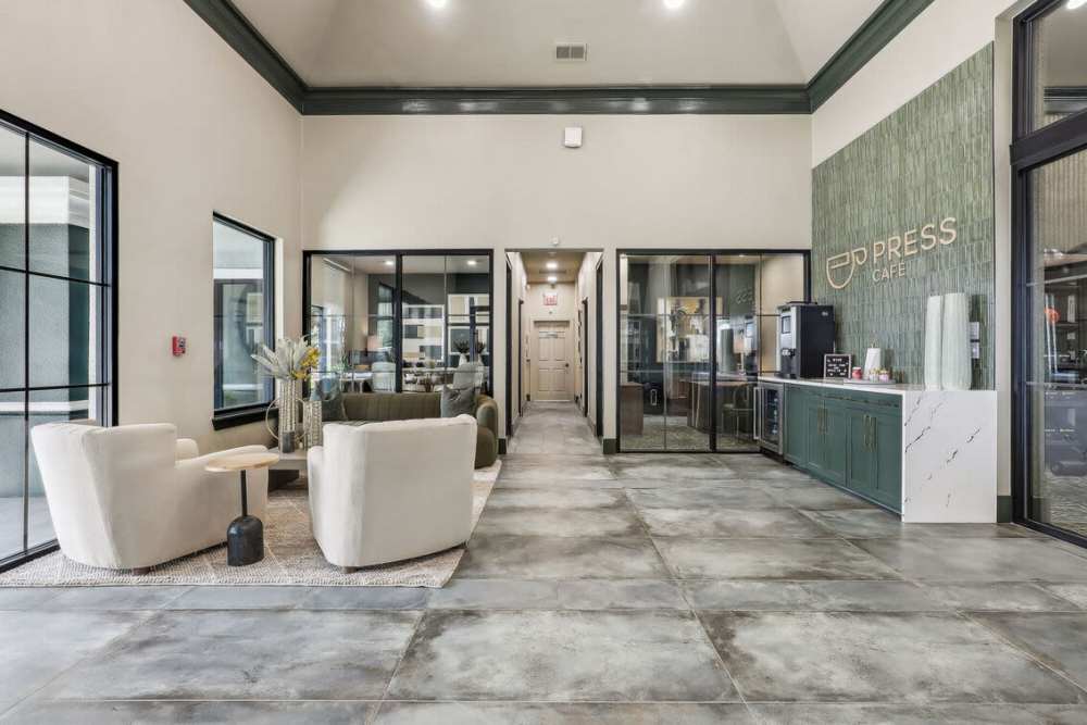 Lobby at Vail Cliffside in Arlington. TX