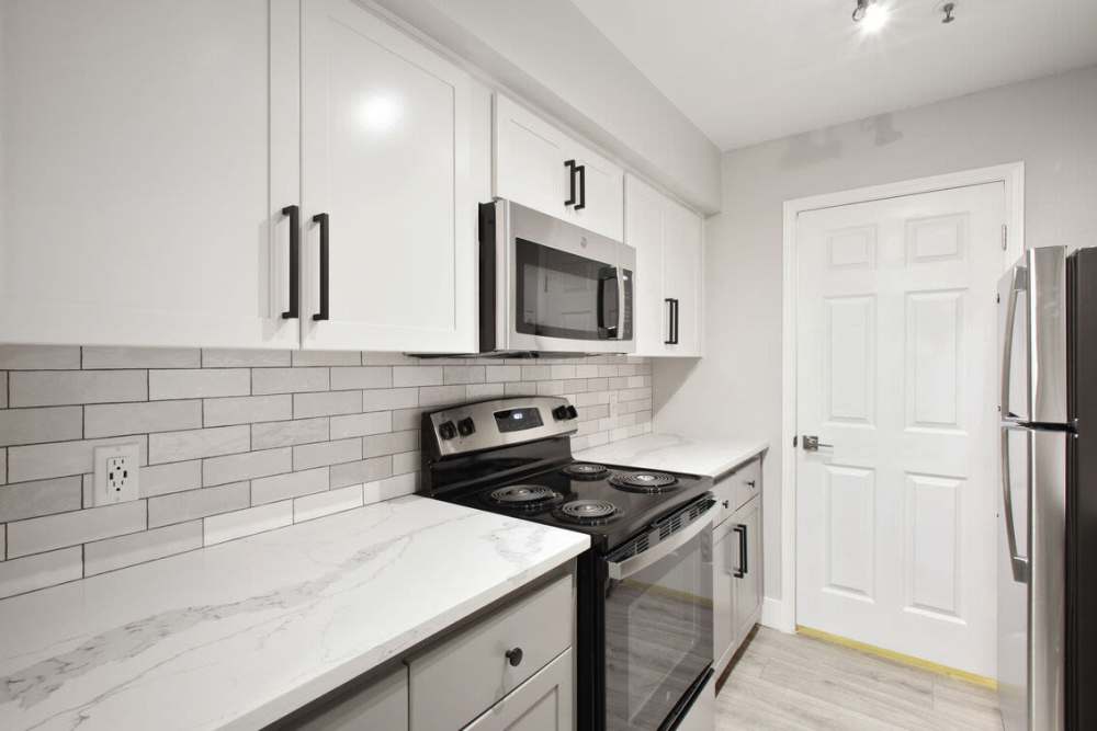 Kitchen with oven at Clifton on 7th in Phoenix. AZ