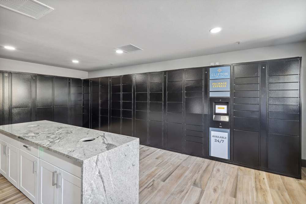 Lockers at Clifton on 7th in Phoenix. AZ