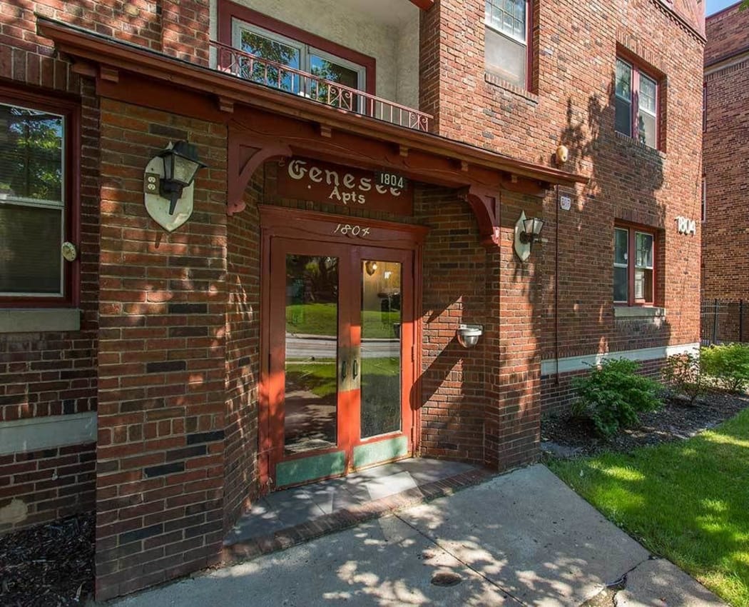 Beautiful brick exterior at Frontenac/Genesee