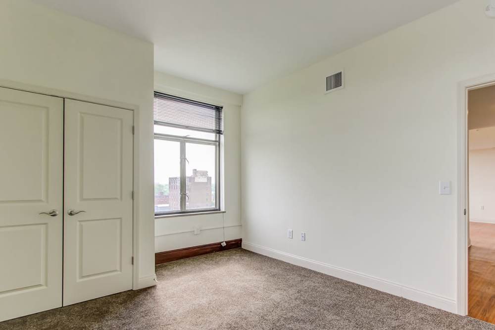 Bright room with large window at 43 Town Square in Lima, Ohio