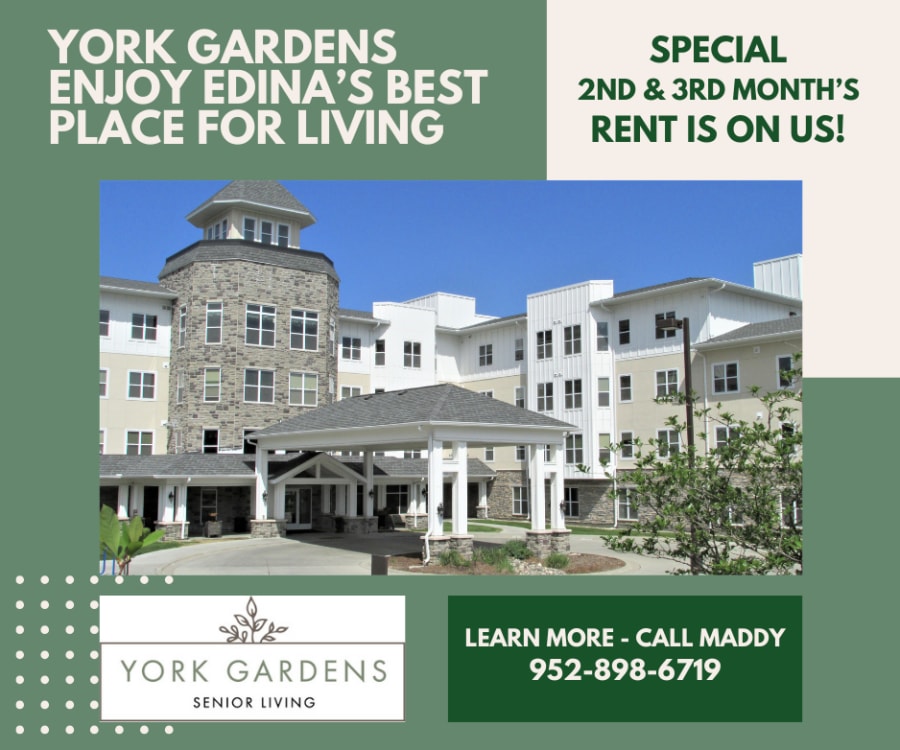 March Website Special at York Gardens in Edina, Minnesota