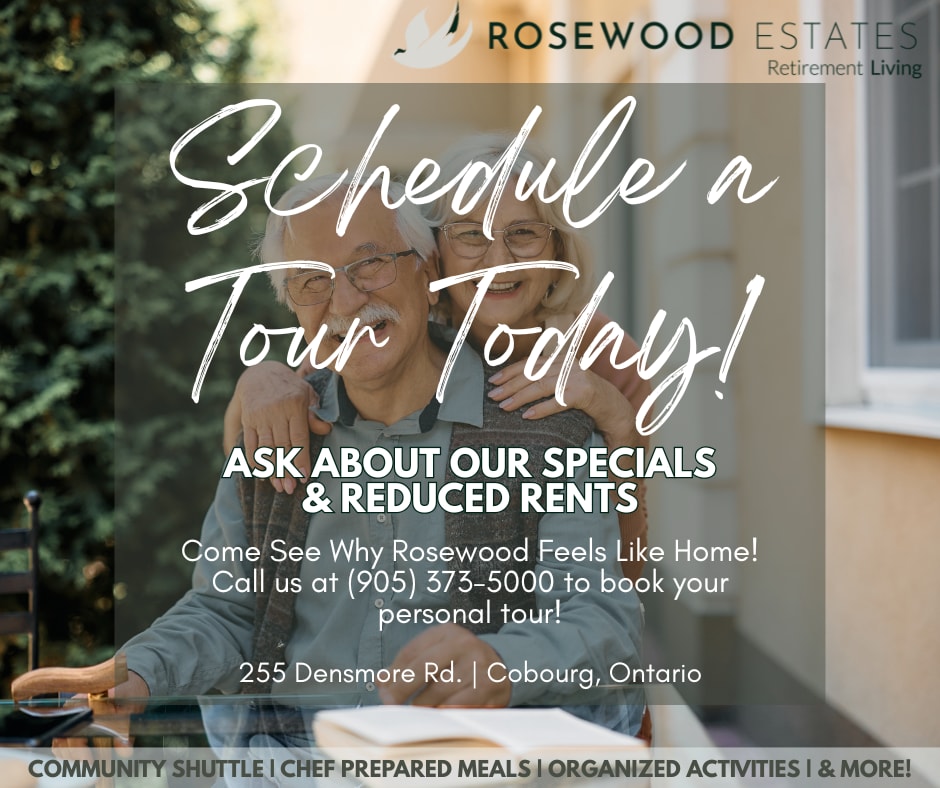 SPECIALS at Rosewood Estates Retirement Community in Cobourg, Ontario
