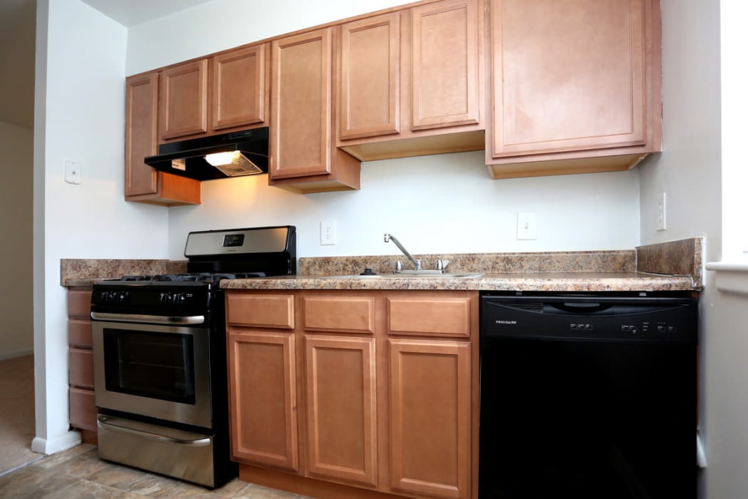 Well equipped kitchen at The Residences at Brookside