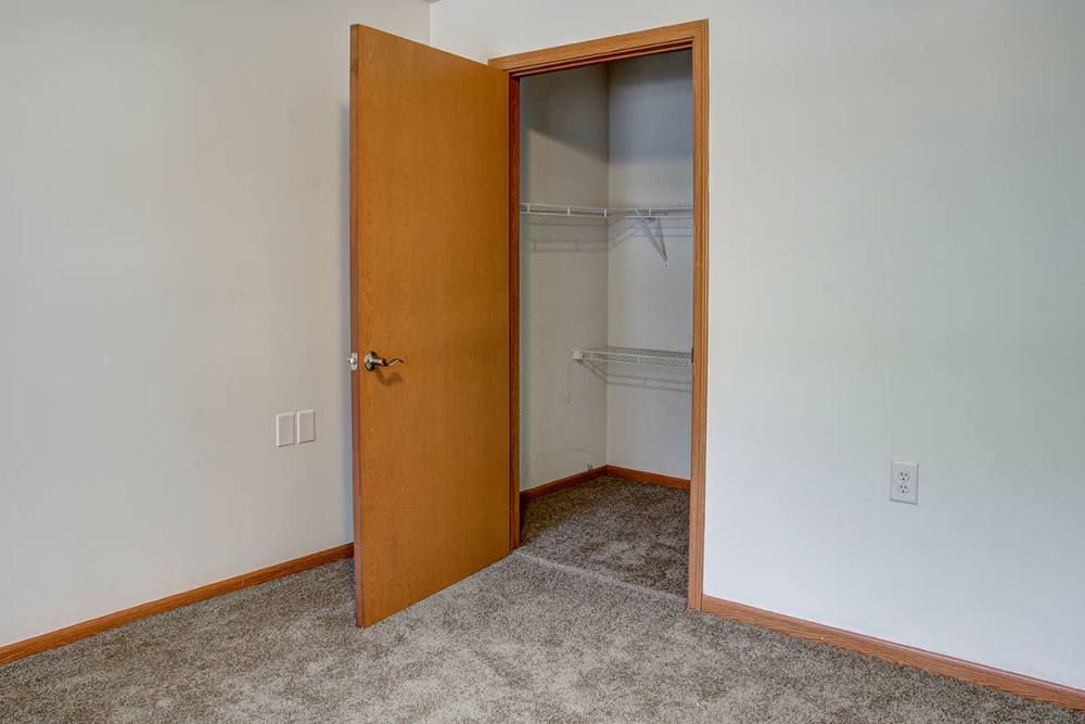 Bedroom with a closet area at City View Place in Richmond, Virginia