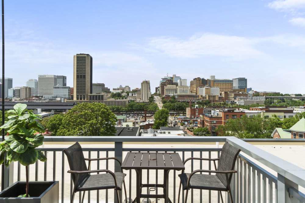 Residents seating area at 2001 East in Richmond, Virginia