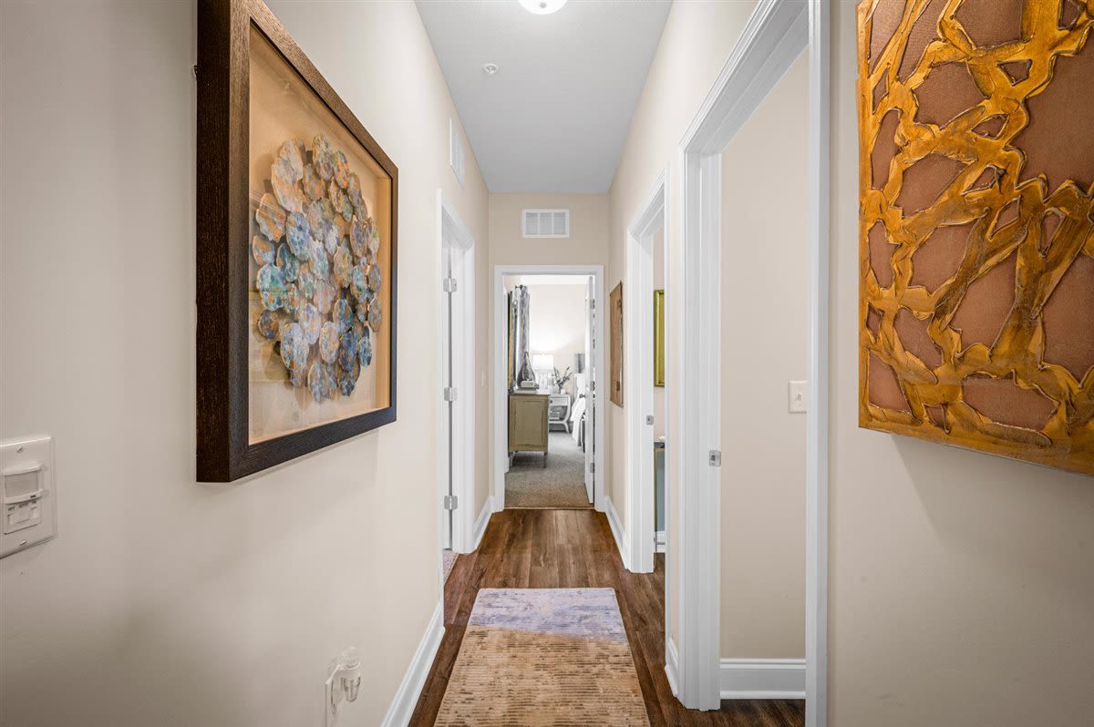 A hallway at Bowman Station in Macon, Georgia