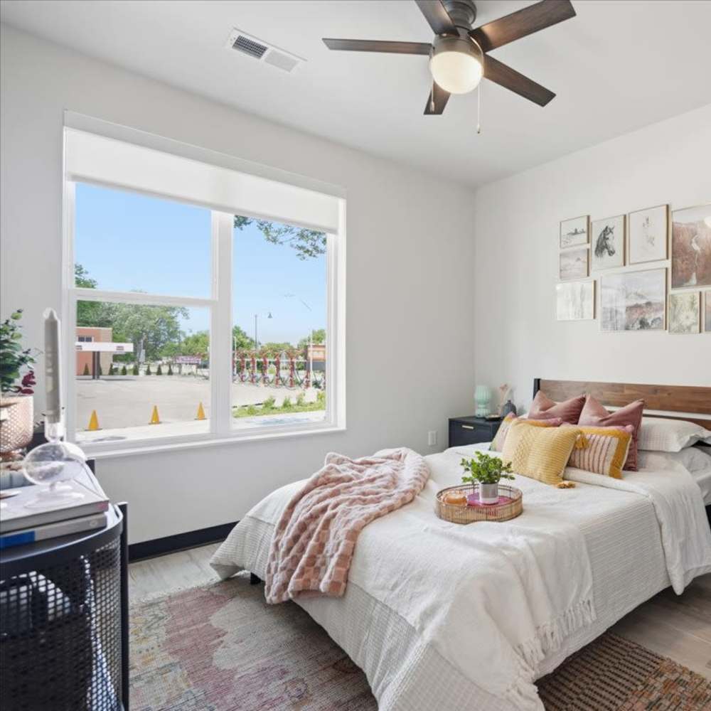 Bedrooms at The Intersect Apartments Madison