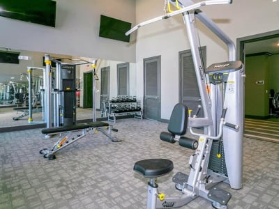 State of the art fitness center at Anatole at the Pines in Conroe, Texas