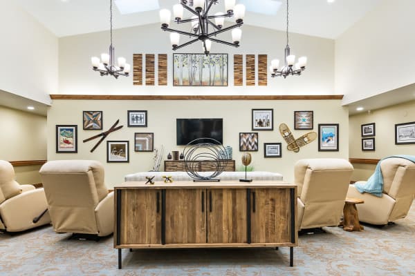 Common area at Mill View Memory Care in Bend, Oregon