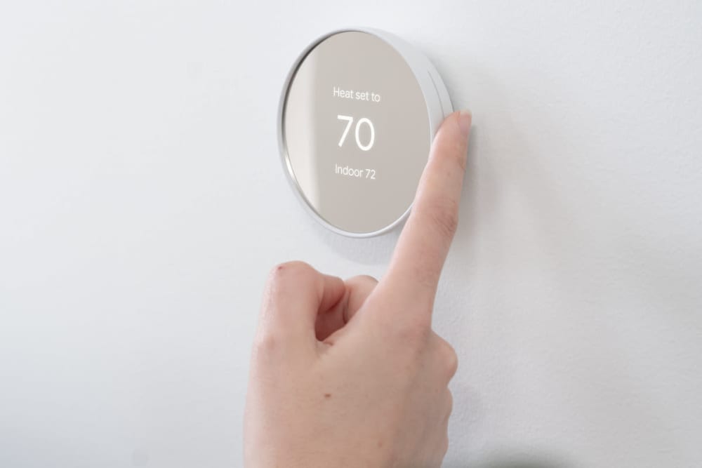 Smart thermostat at Peralta Vista in Mesa, Arizona