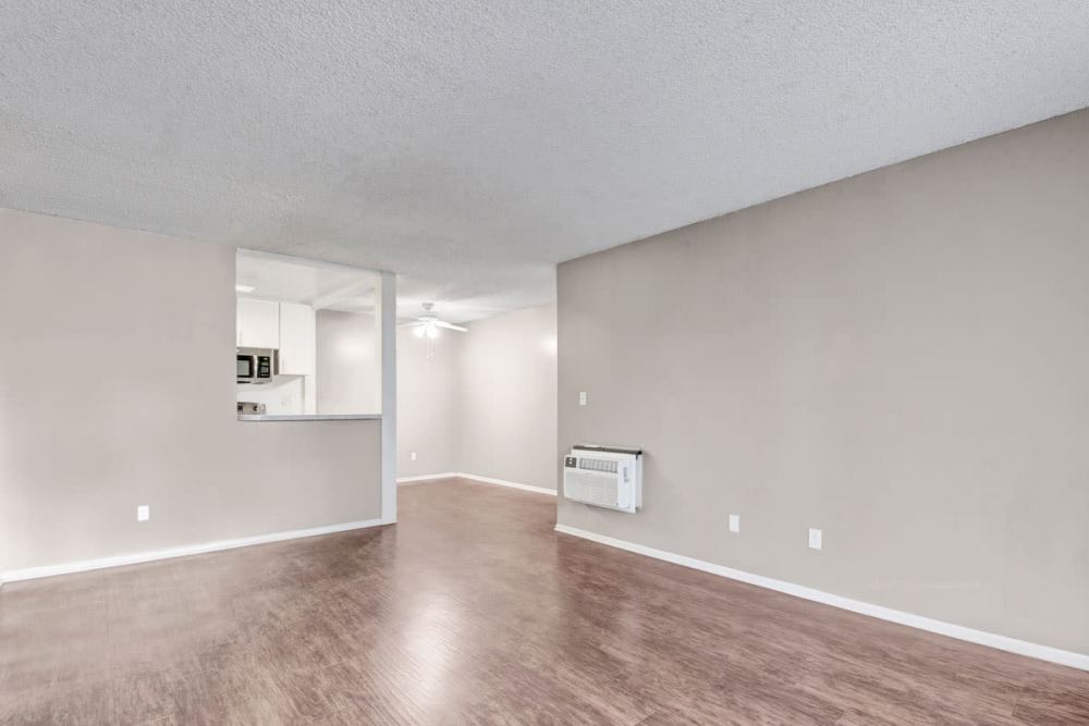 Spacious empty apartment at Olive Ridge in Pomona, California