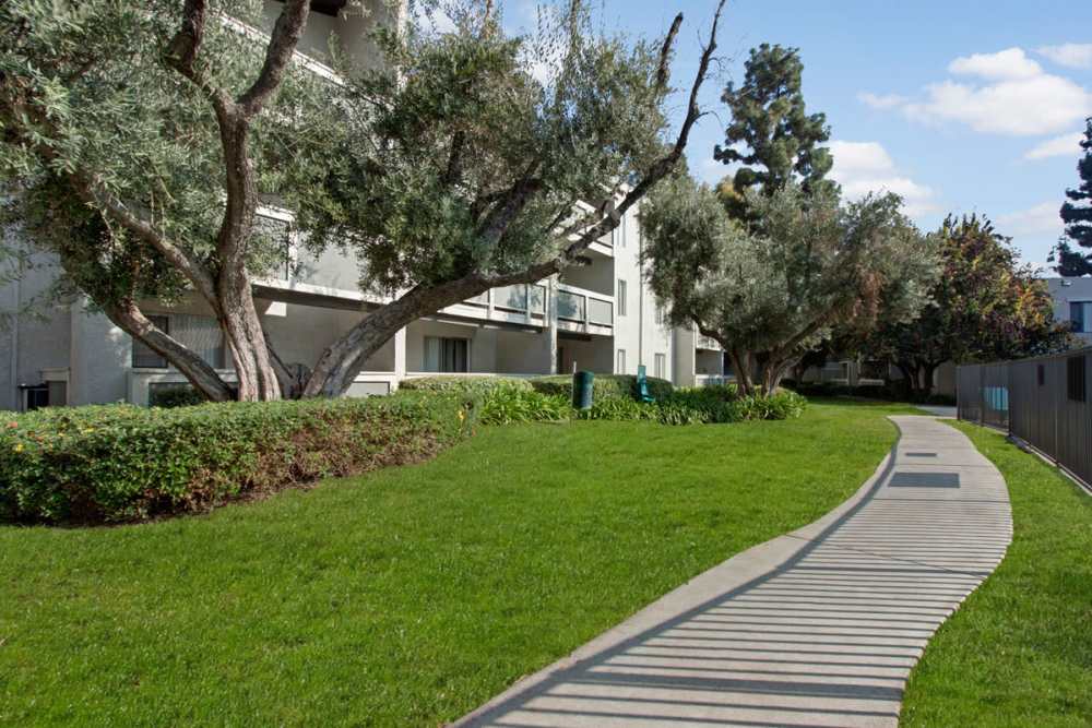 Walkway at Olive Ridge in Pomona, California