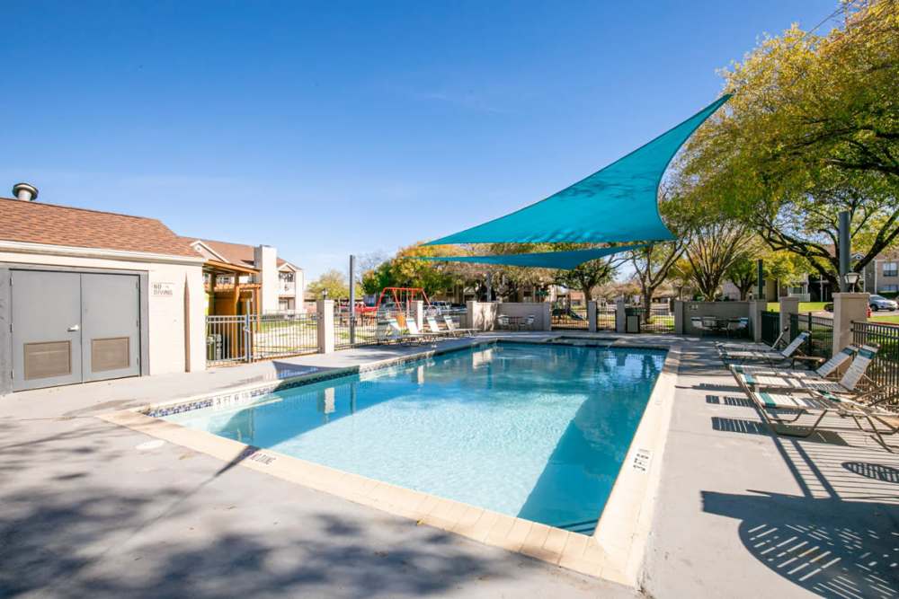 Swimming Pool at Derby Park Apartments in Round Rock, Texas