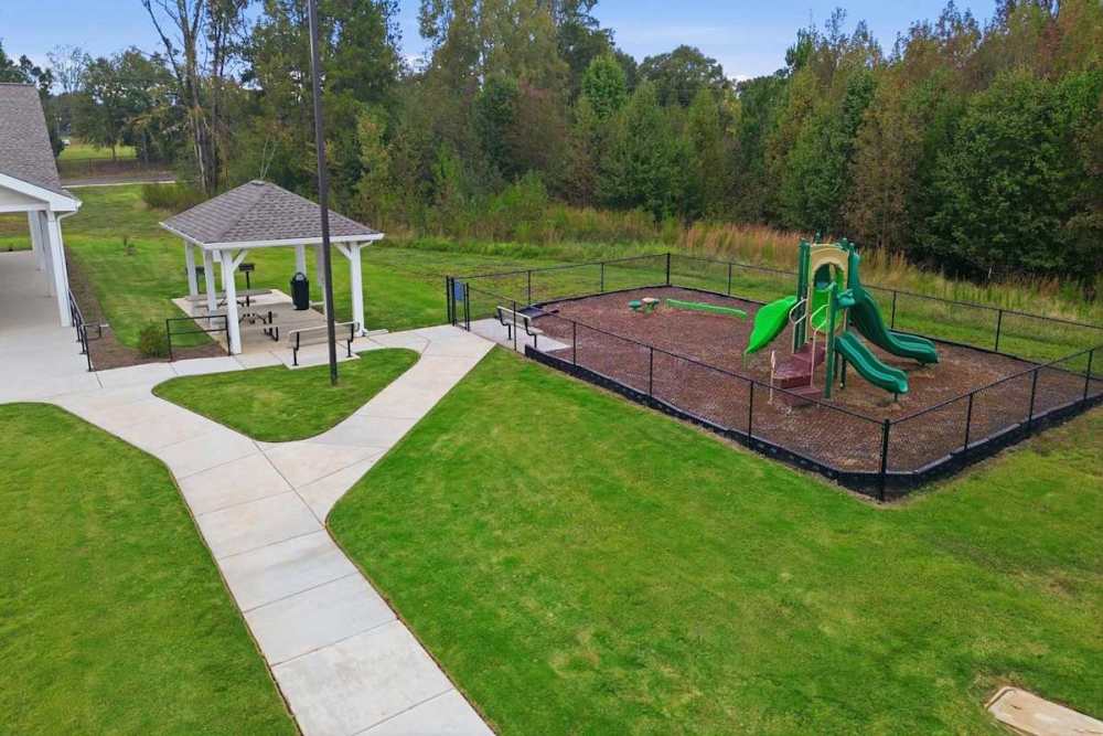 Exterior view of playground at Prior Farms in Madison. GA