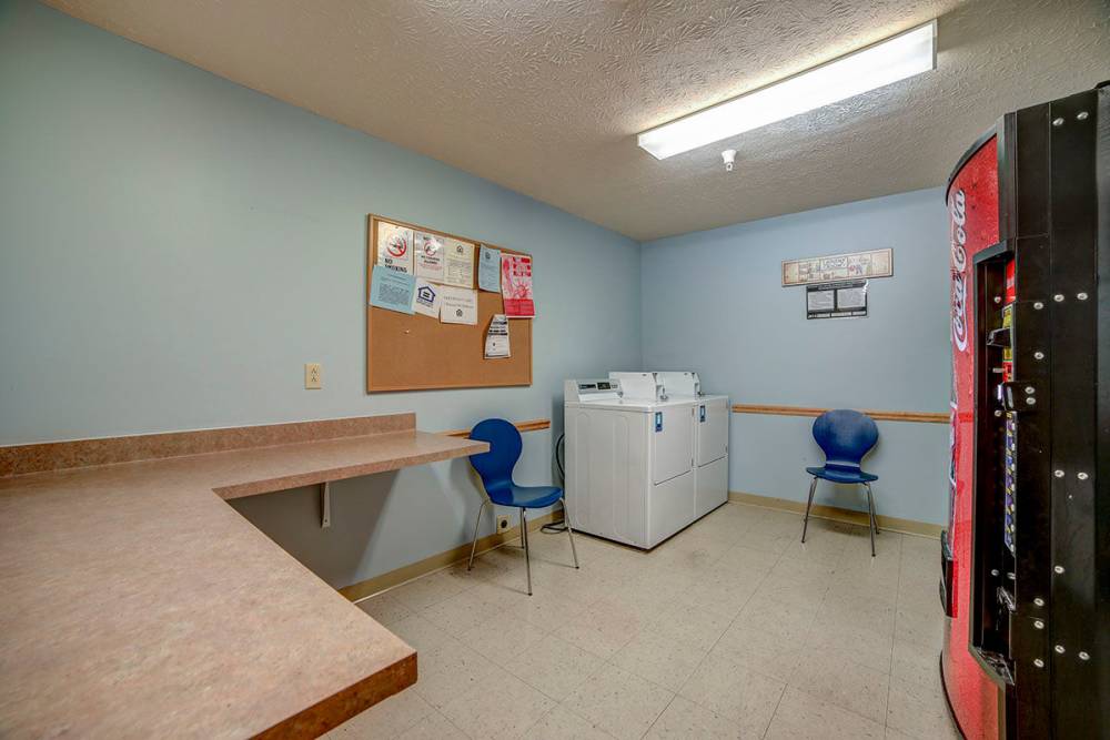 Community laundry area at Brentwood Greene in Kokomo, Indiana