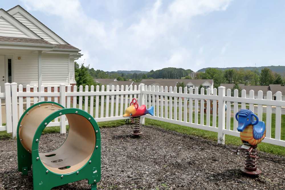 Kids play area at Crossroads Meadow in Ebensburg, Pennsylvania
