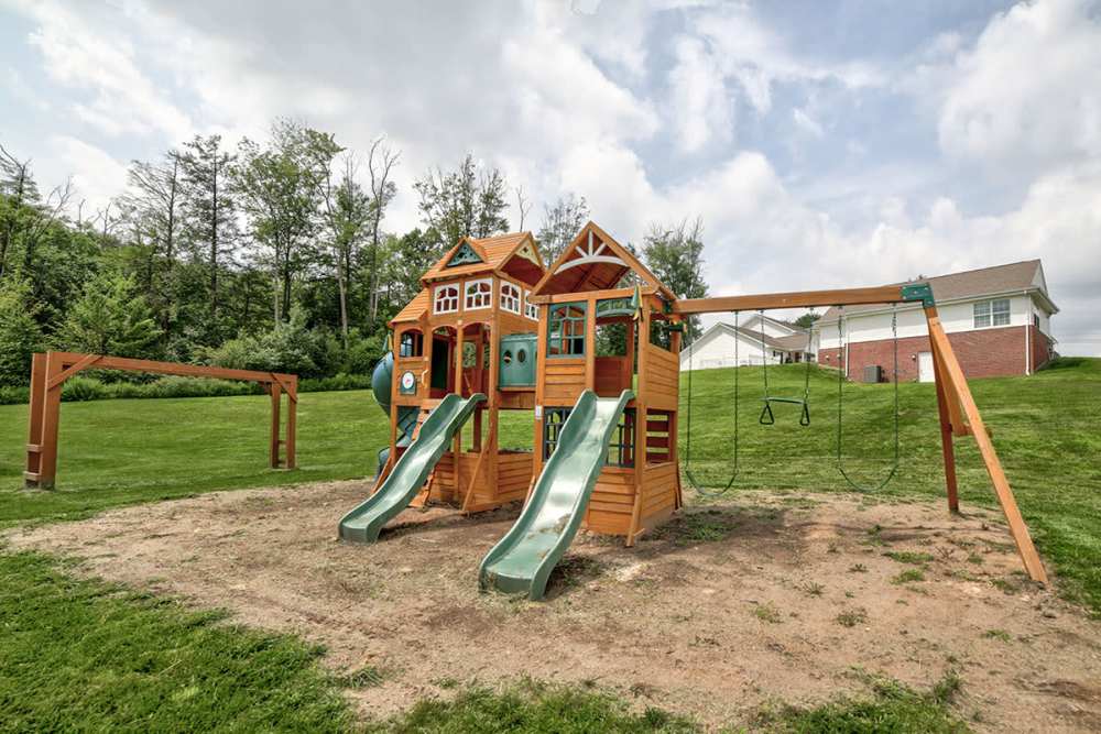 Playground at Crossroads Meadow in Ebensburg, Pennsylvania