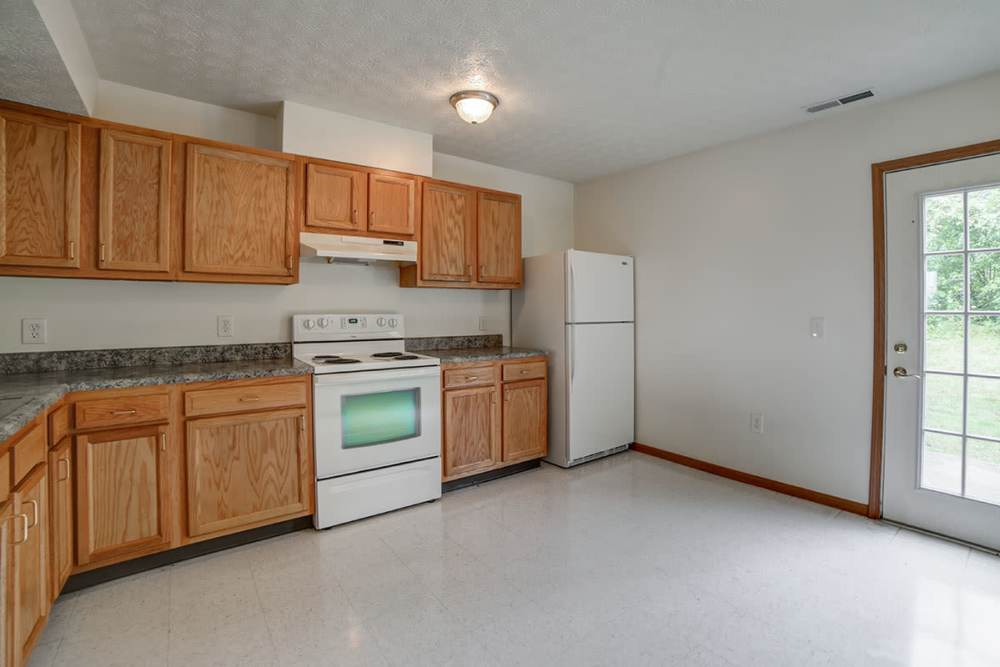 Fully equipped kitchen at Crossroads Meadow in Ebensburg, Pennsylvania