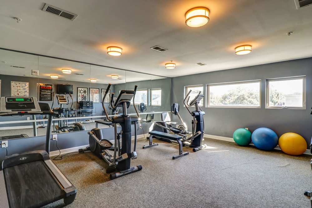 Fitness center at Fellwood III in Savannah, Georgia