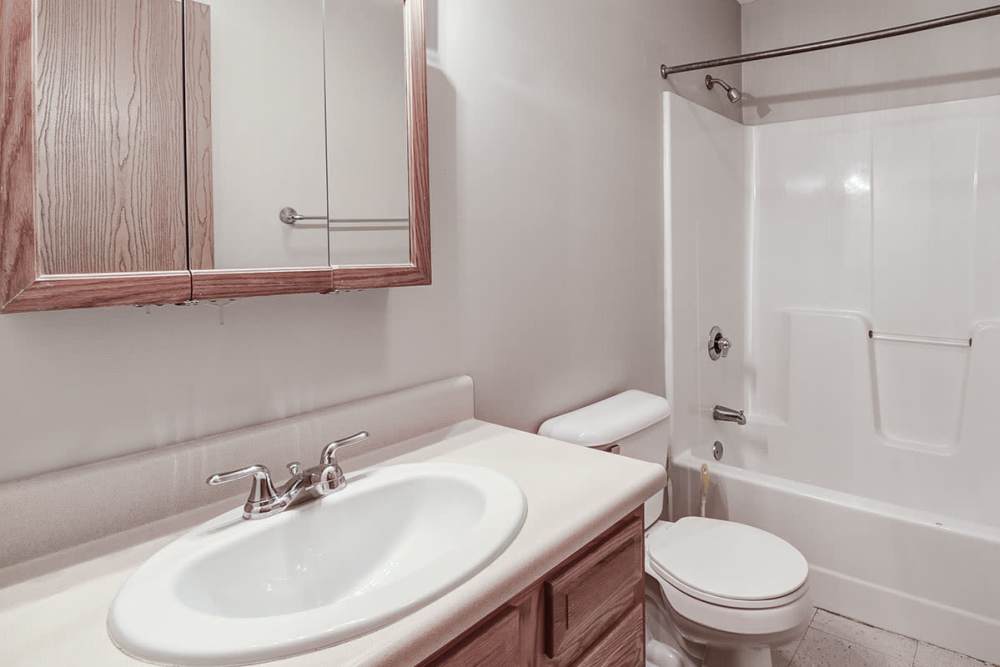 Bathroom at Edwards Crossing I in Beaver, West Virginia