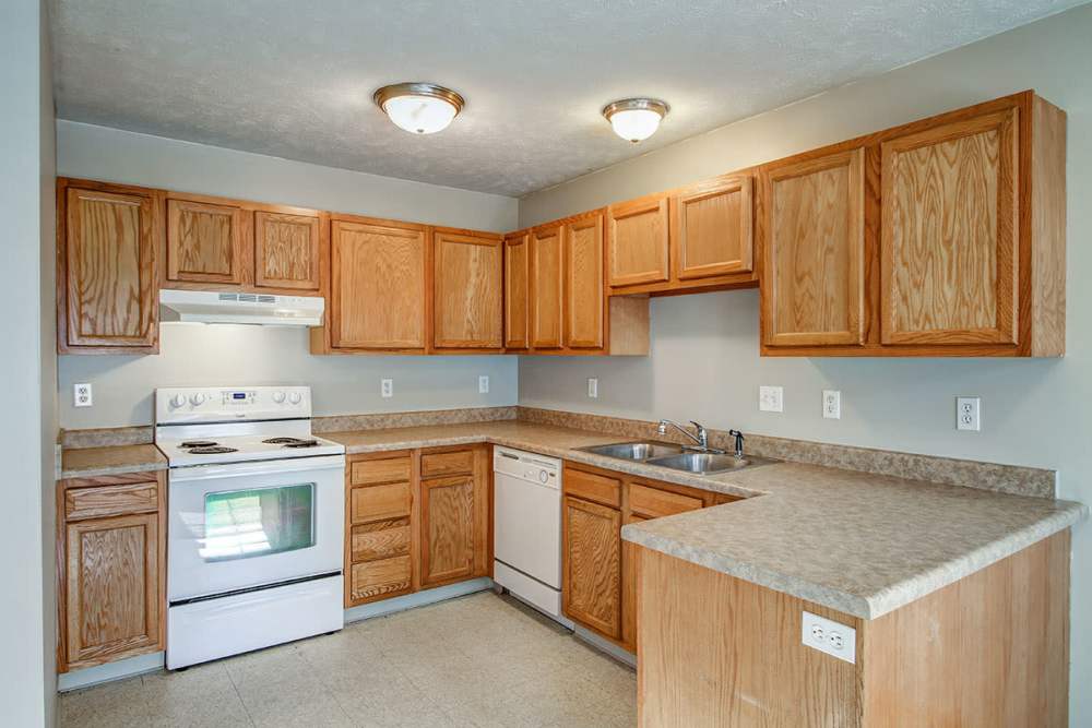 Spacioud kitchen at Doranne Greene in Hartford. MI