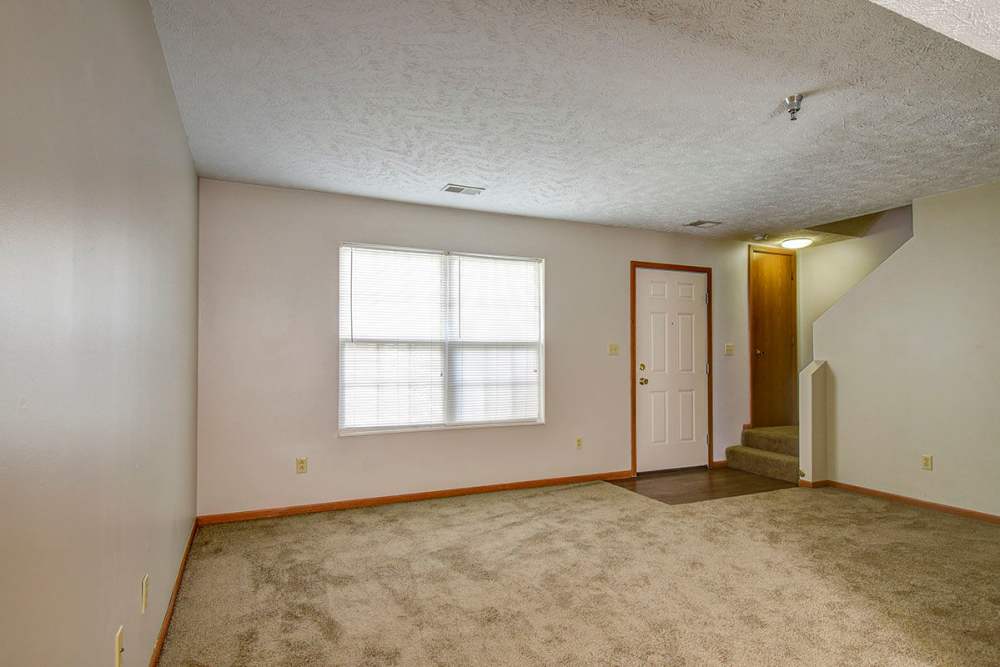 Living space with window at Greene Glen in Morgantown. WV