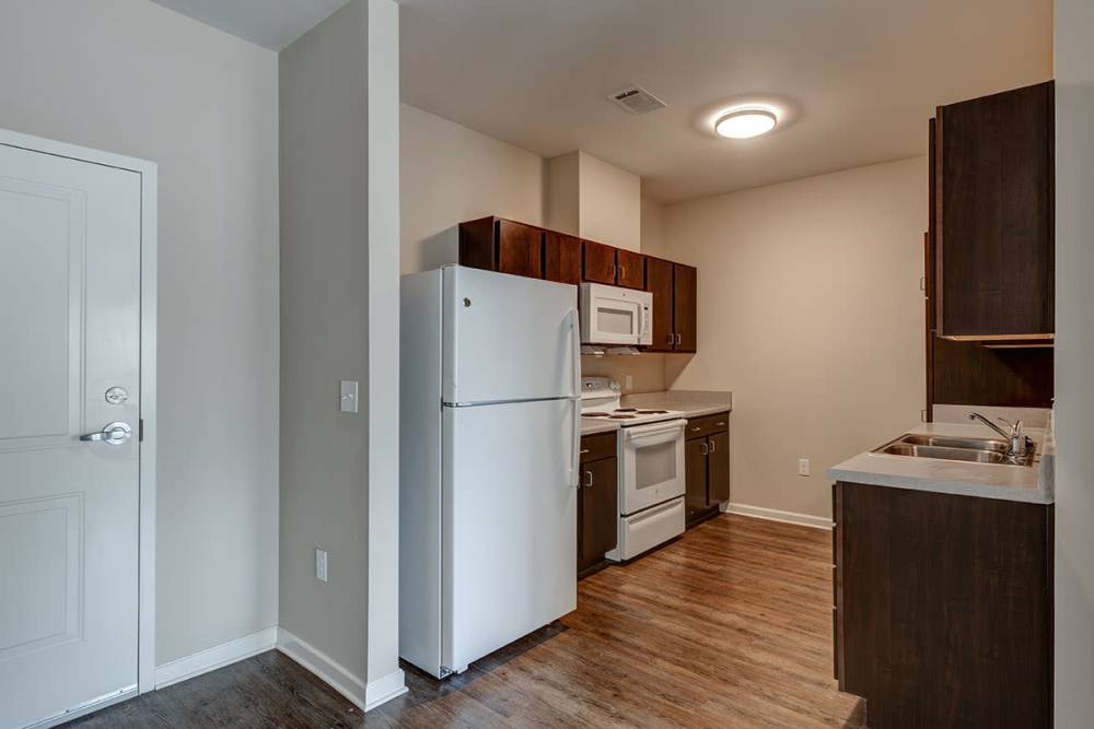 Open kitchen at Mallalieu Pointe in East Point. GA