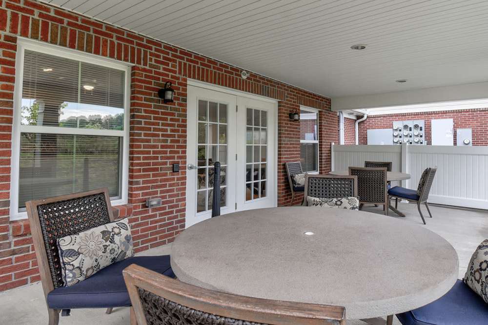 Common seating area at Pringle House Senior Living in Buckhannon, West Virginia
