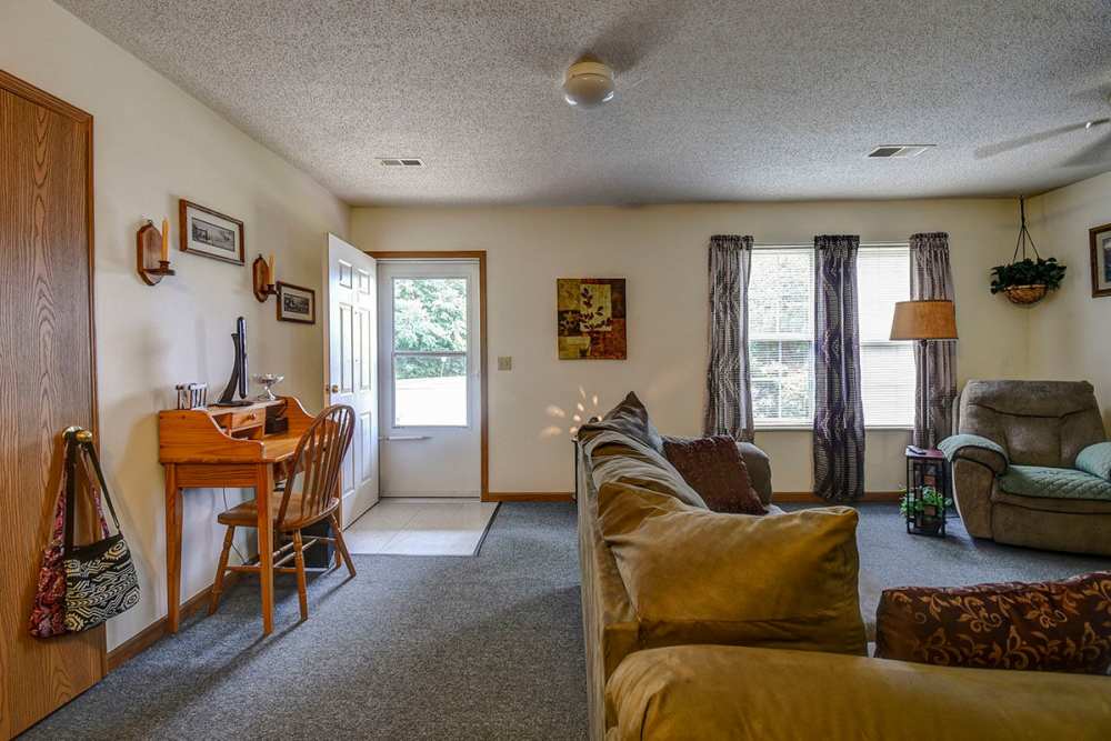 Living area at St. Paul Terrace in Parkersburg, West Virginia