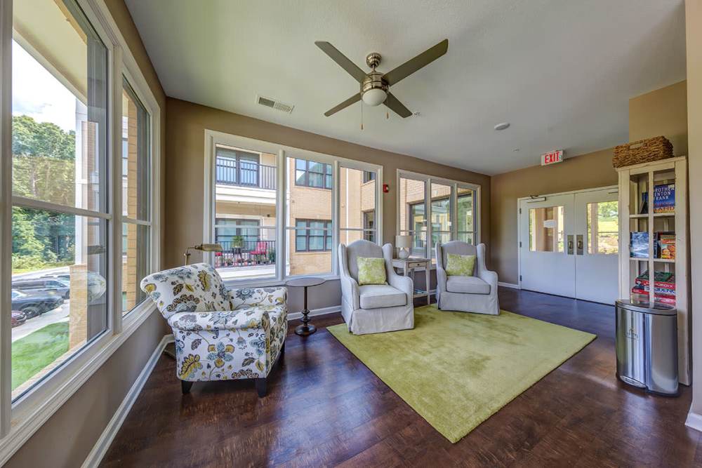 Community common area at Silver Lakes in Madison, Georgia