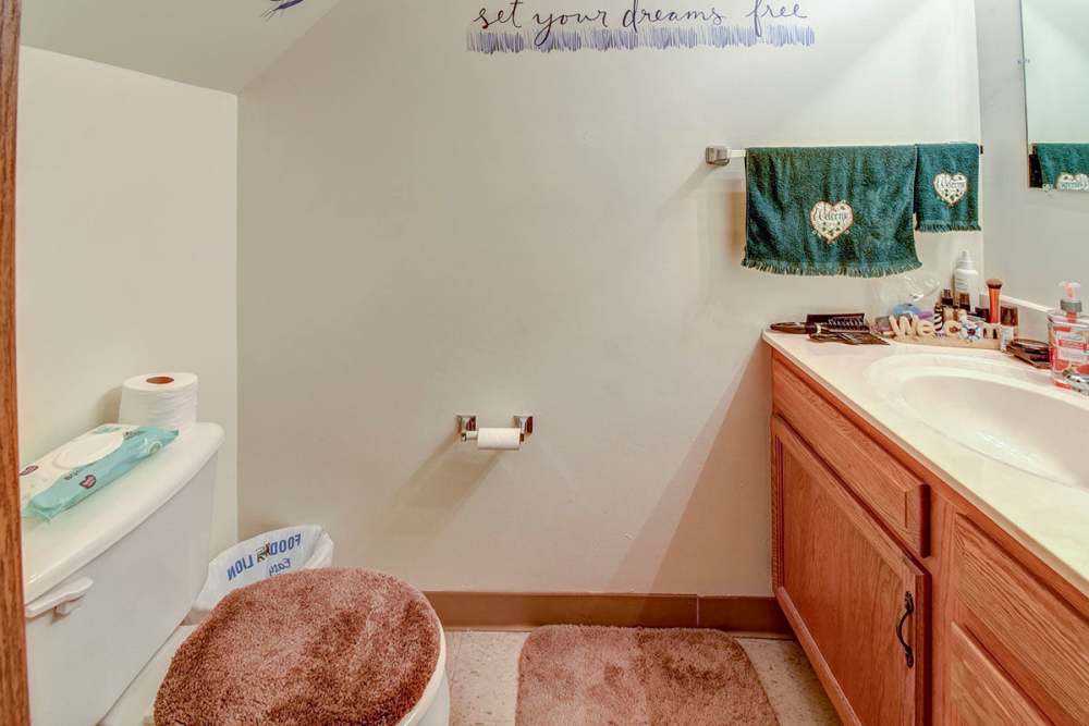 Bathroom at Yellowbud Place in Moorefield, West Virginia