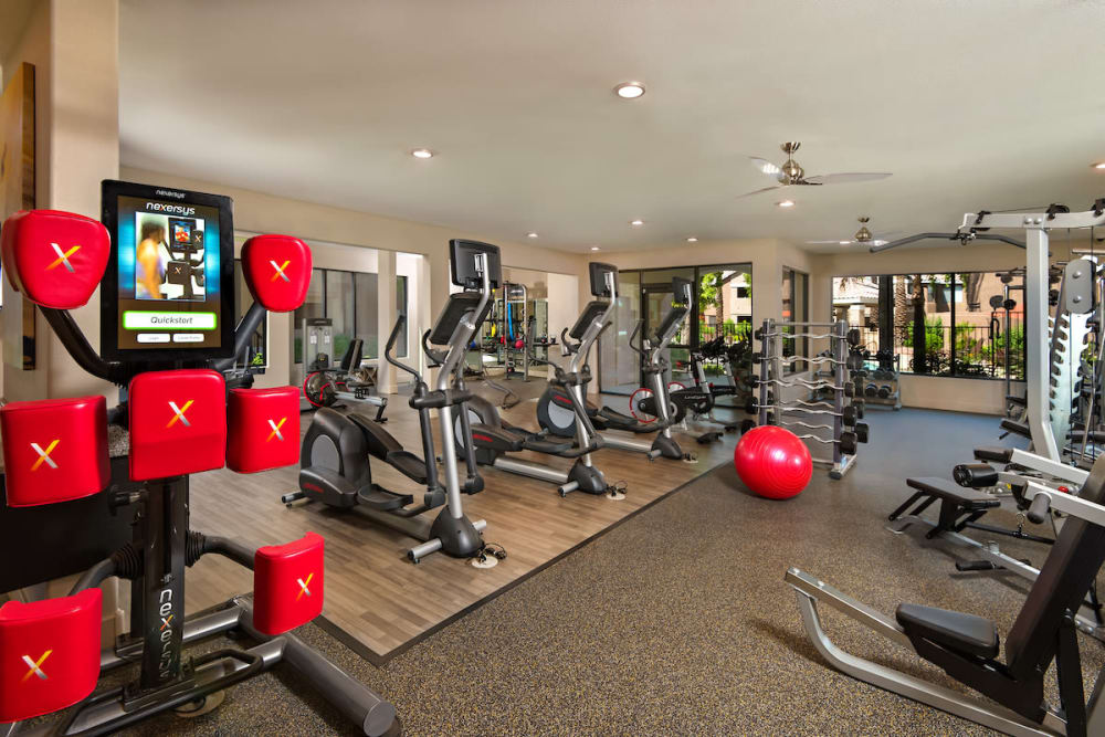 Fitness center at The Palisades in Paradise Valley in Phoenix, Arizona