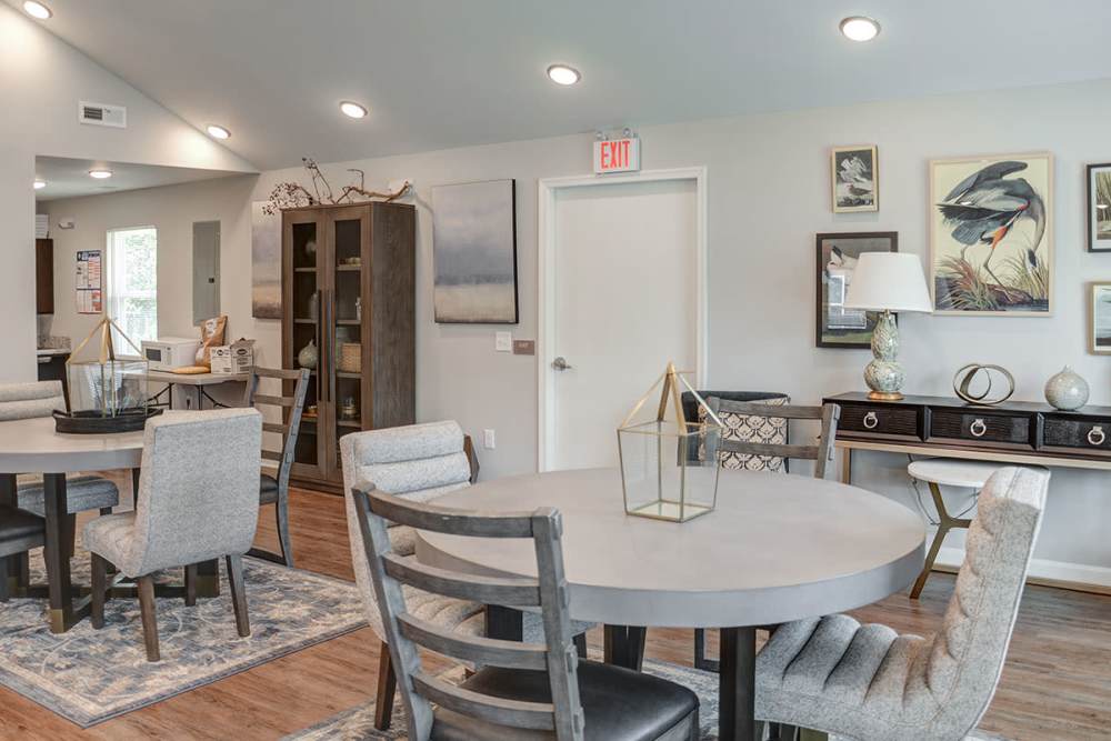 Community room at Bell Diamond Manor in Norfolk, Virginia
