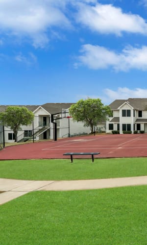 Basketball courts at Lakeview in Fort Worth, Texas