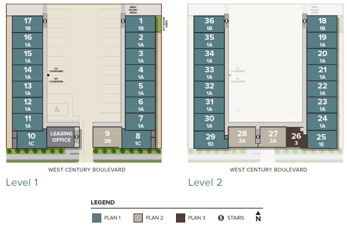 Sitemap 1 for Iwood I in Inglewood,California