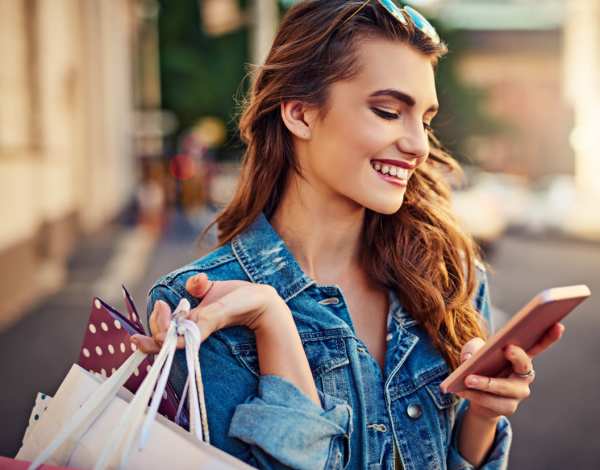 Resident shopping at The Reserve at White Oak in Garner, North Carolina