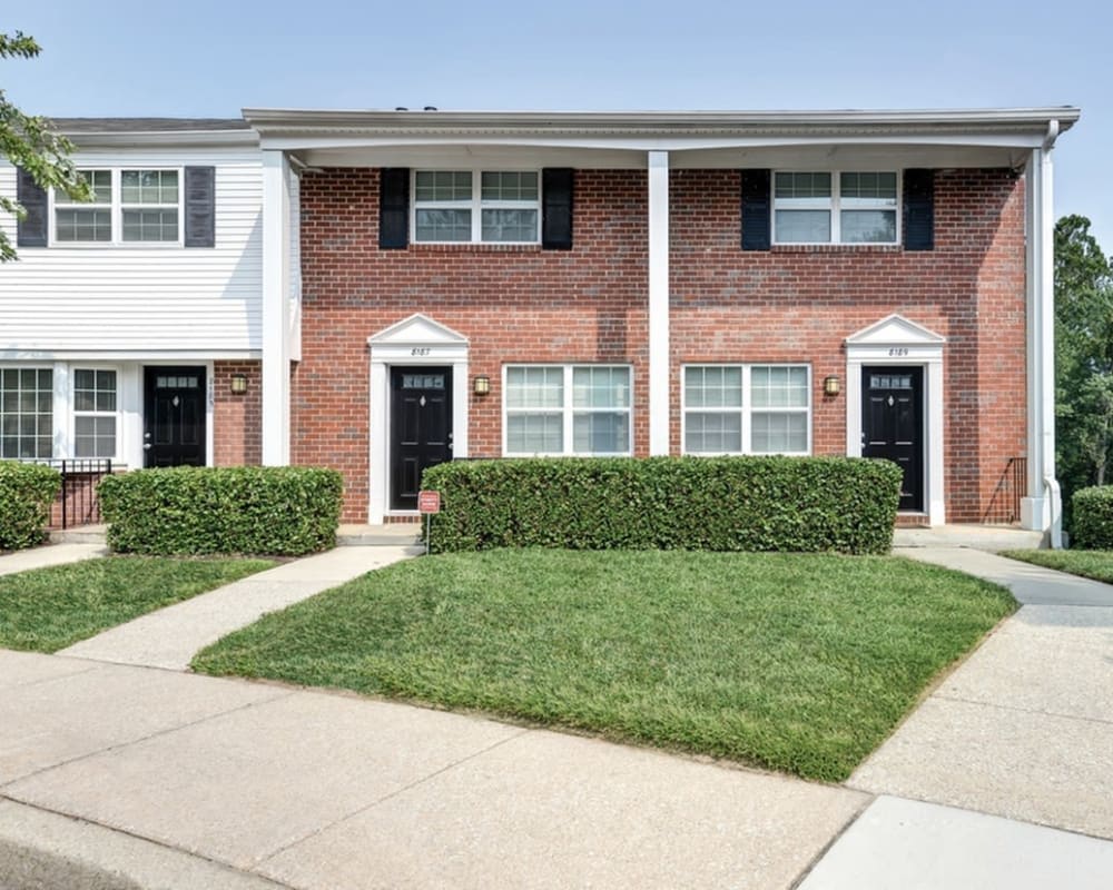 Exterior at Village Square Apartments & Townhomes in Glen Burnie, Maryland