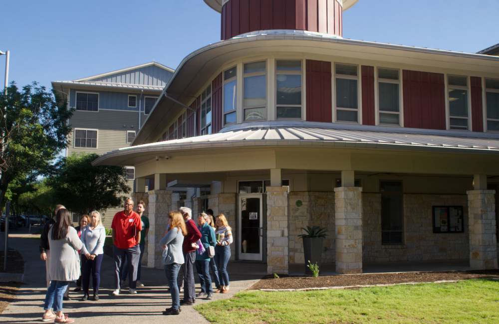 Taking a tour of M Station in Austin, Texas